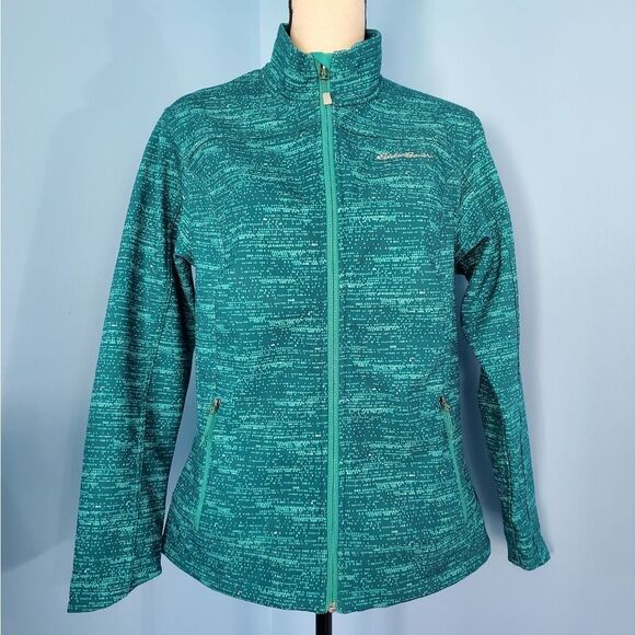 Eddie Bauer Teal Full-Zip Jacket - Picture 1 of 6